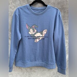 Disney Blue High Cheeks Sweatshirt